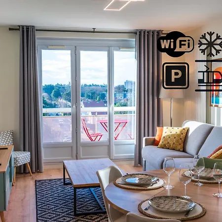 T2 De Standing Climatise Avec Parking Prive, Tram T2 T5, Hopitaux Est * Bron